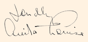 Anita Louise Autograph