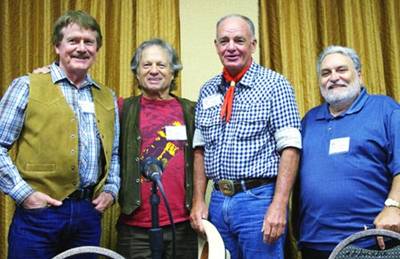Johnny Washbrook with friends at Gathering of Guns
