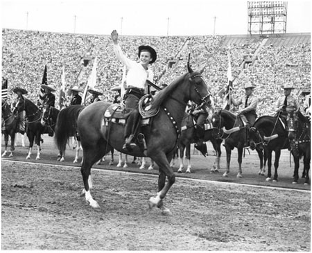 Johnny Washbrook at a Rodeo